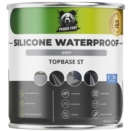 Waterproof grey roof sealant - grey,