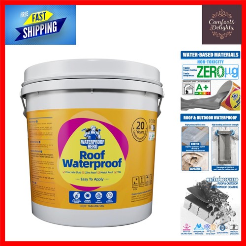 Durable grey water based roof - grey,