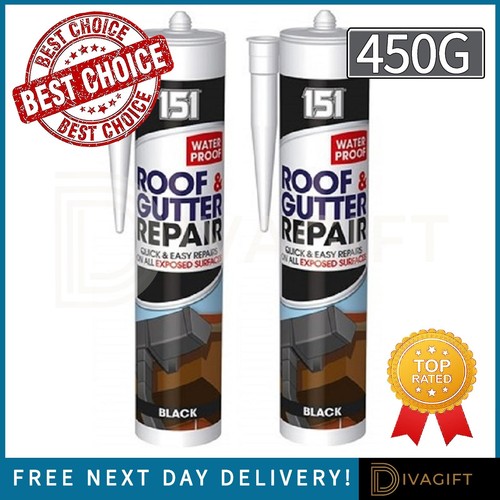 Black roof gutter - 2,