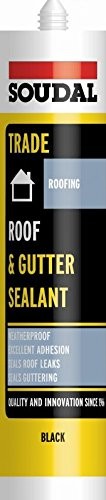 Soudal black roof gutter - soudal, &